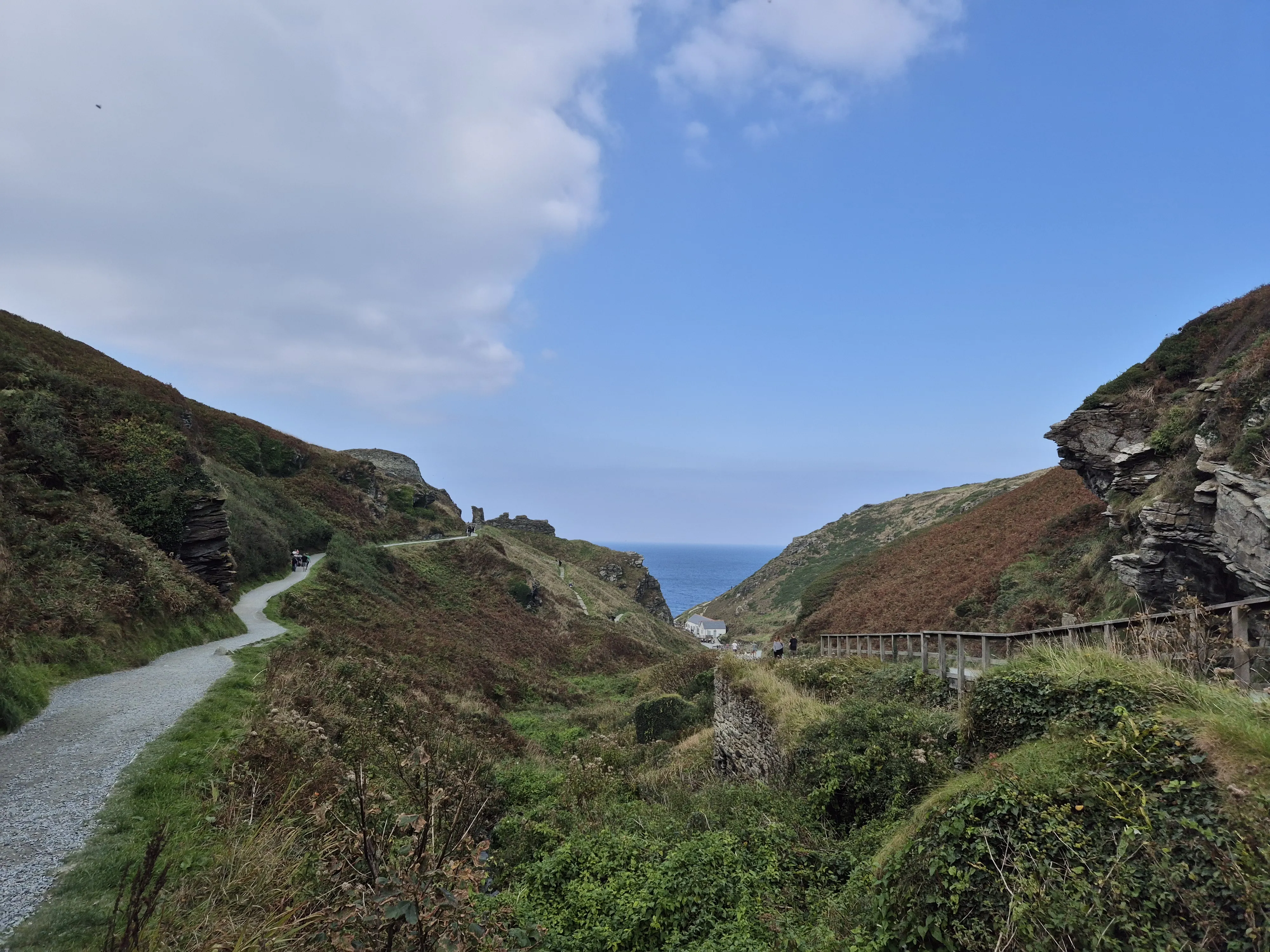 Path leading to Tintagel Castle