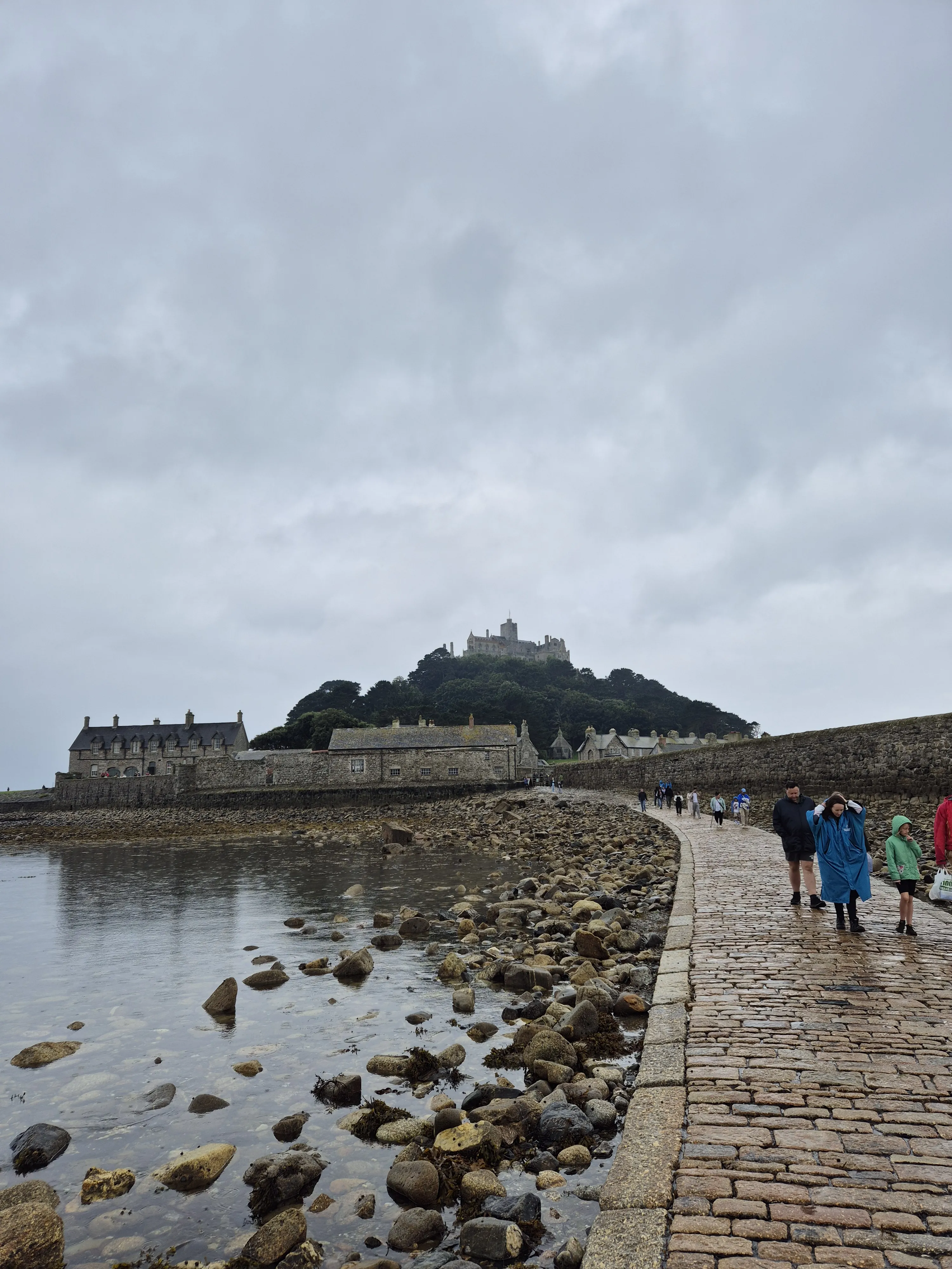 St Michael’s Mount with its walkway
